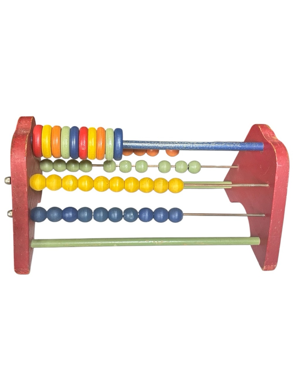 Vintage Wooden Multicolor Abacus Toy for Kids